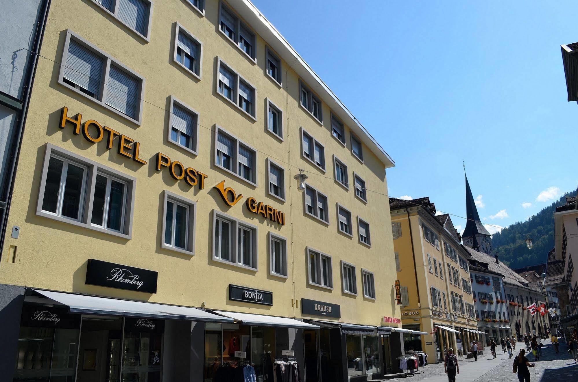 Central Hotel Post Chur Bagian luar foto